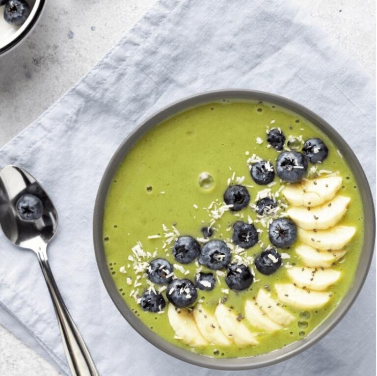 Smoothie banane matcha